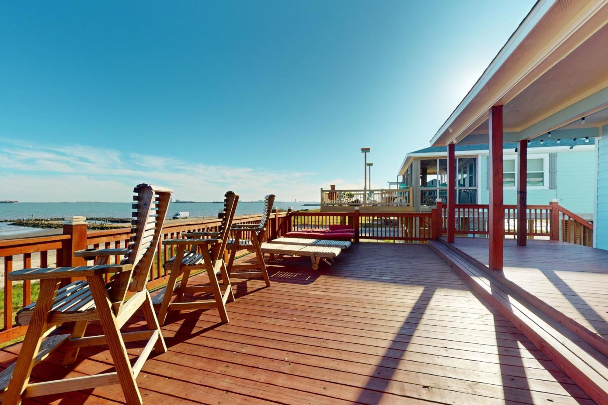 Ocean Sea Villa Port Bolivar Bagian luar foto